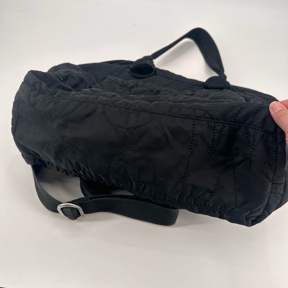 Marc Jacobs Black Quilted Nylon Diaper Tote Bag FLAWS - Picture 8 of 10